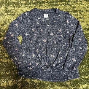 Gap Kids Navy Blue Shirt with Silver Stars